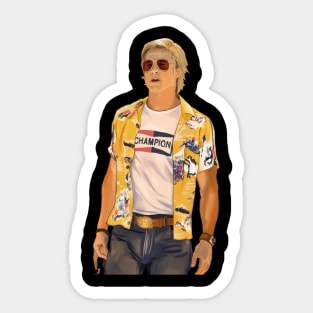 Cliff Booth Once Upon A Time In Hollywood Sticker